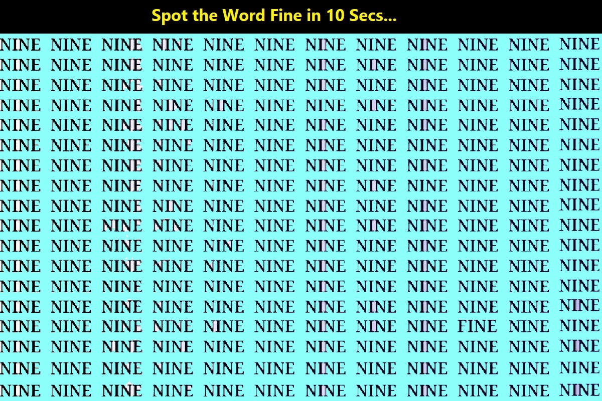 Want To Play An Optical Illusion? Try To Find The Hidden Word In