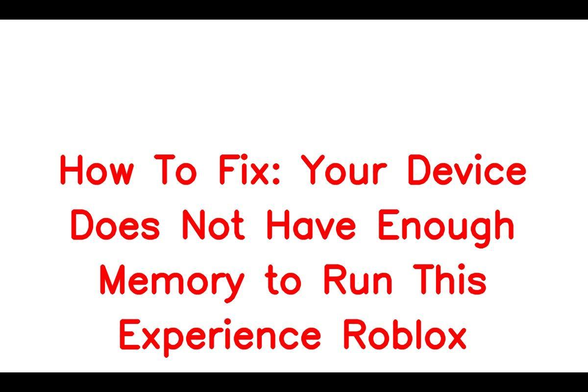 How to solve Not enough memory error