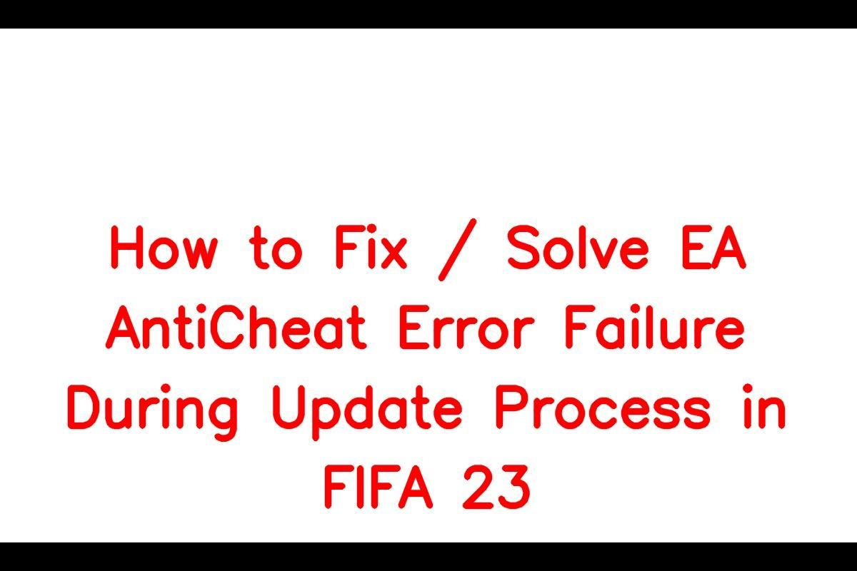 EA unable to connect to FIFA 23: How to solve, possible reasons