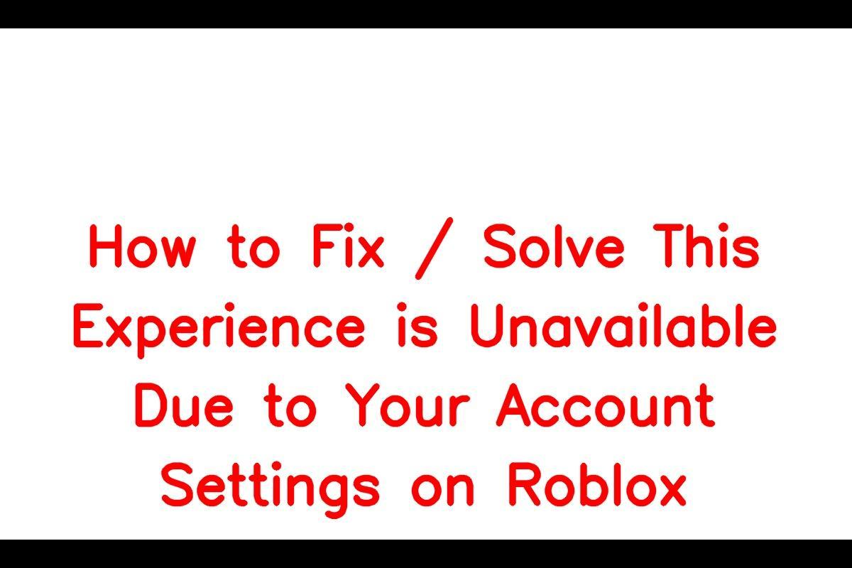 How To Change Roblox Pin If You Forgot It (2023)