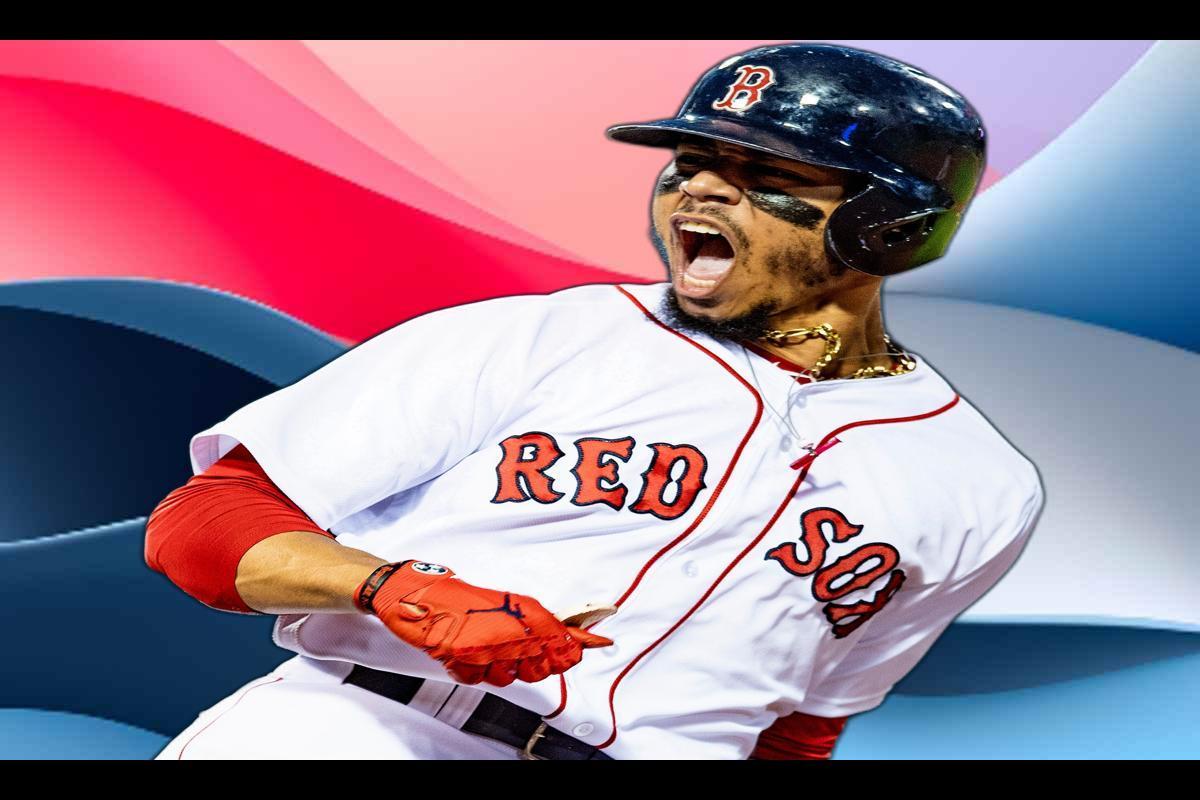 This is a 2023 photo of right fielder Mookie Betts of the Los