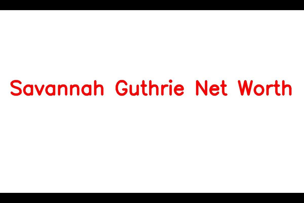 Savannah Guthrie Net Worth: Details About Height, Insta, Salar
