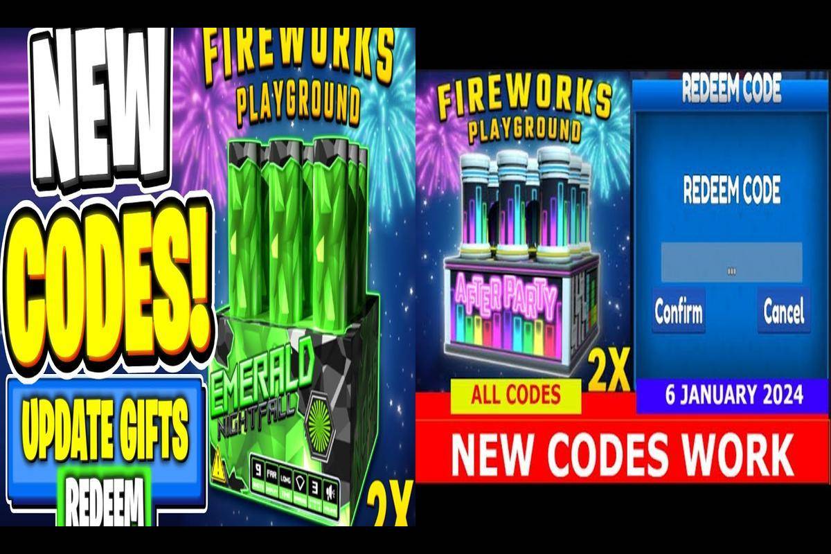 January 2024 Fireworks Playground Codes: Unleash the Sparkle! 1