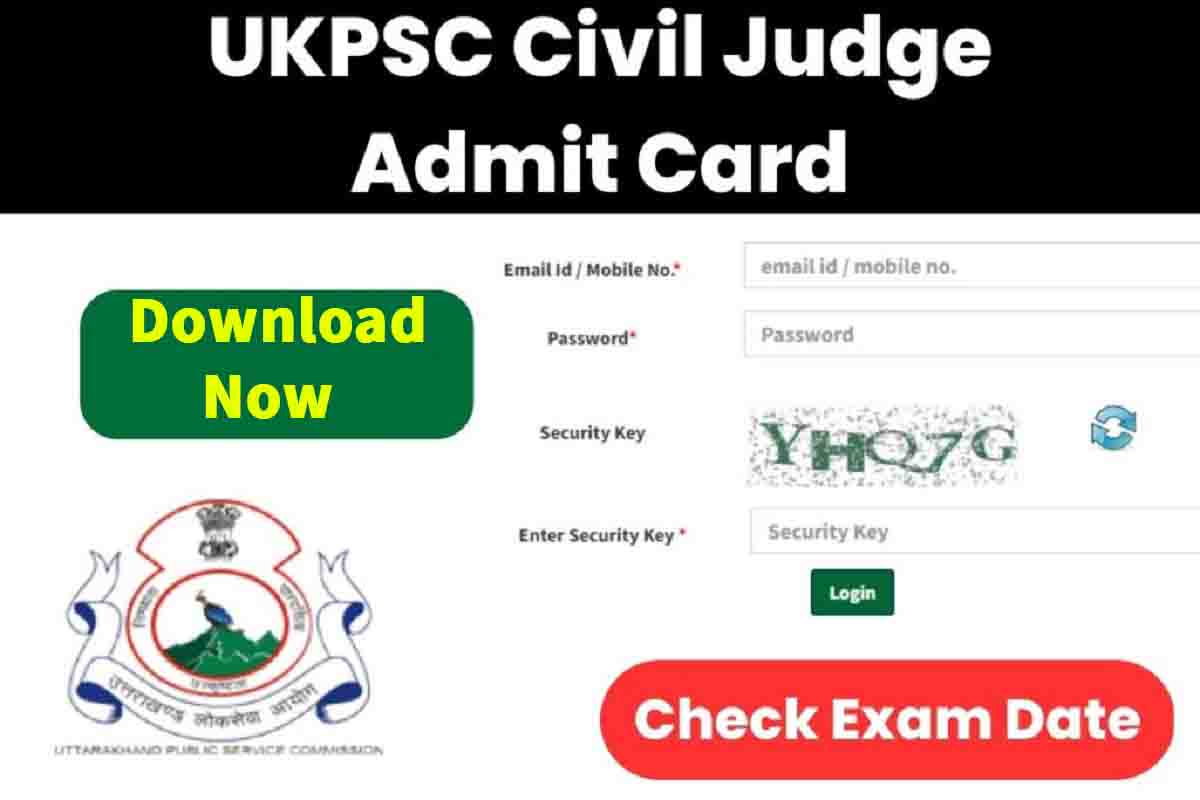 UKPSC-Civil-Judge Admit Card 2023