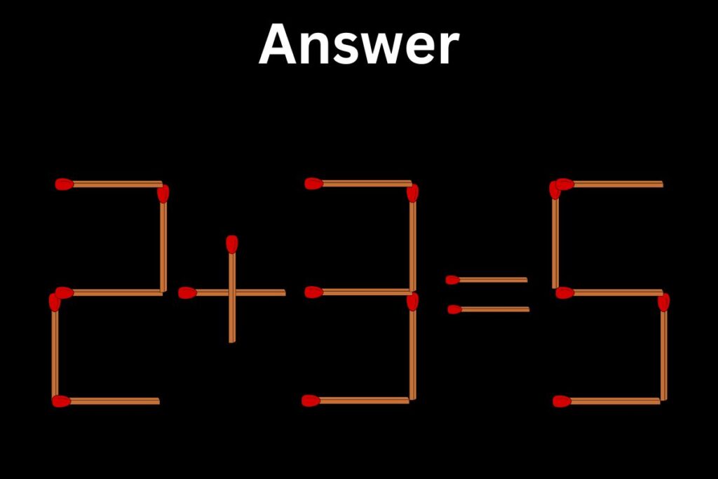 Matchstick Puzzle Challenge Can You Fix The Equation By Moving 1 Matchsticks