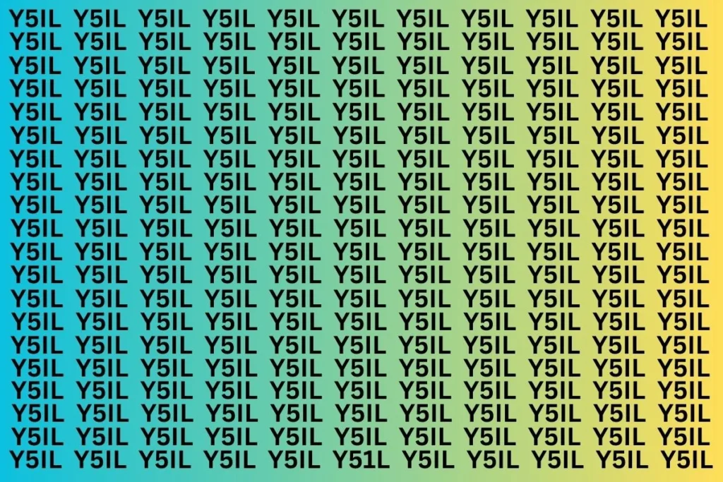 If You Have Hawk-eyed Then Spot The Y51L among Y5IL Within 6 Secs…