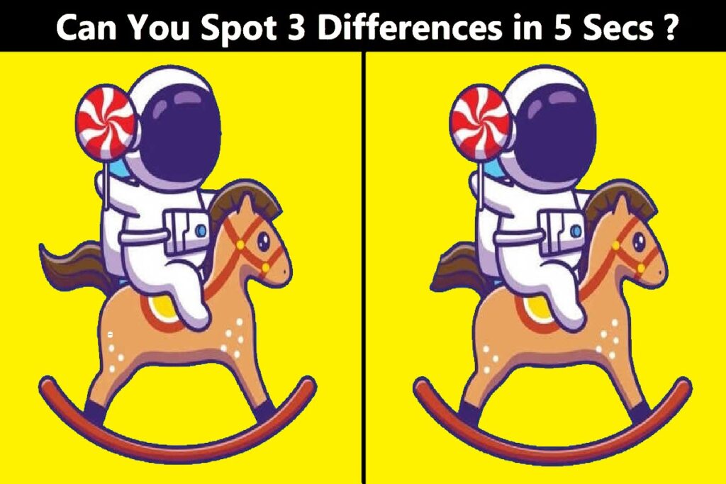 Only 5% People Can Spot 3 Differences in These Two Images Within 5 Secs?