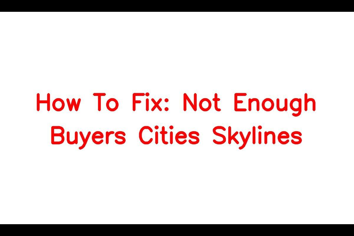 Managing Your City in Cities Skylines