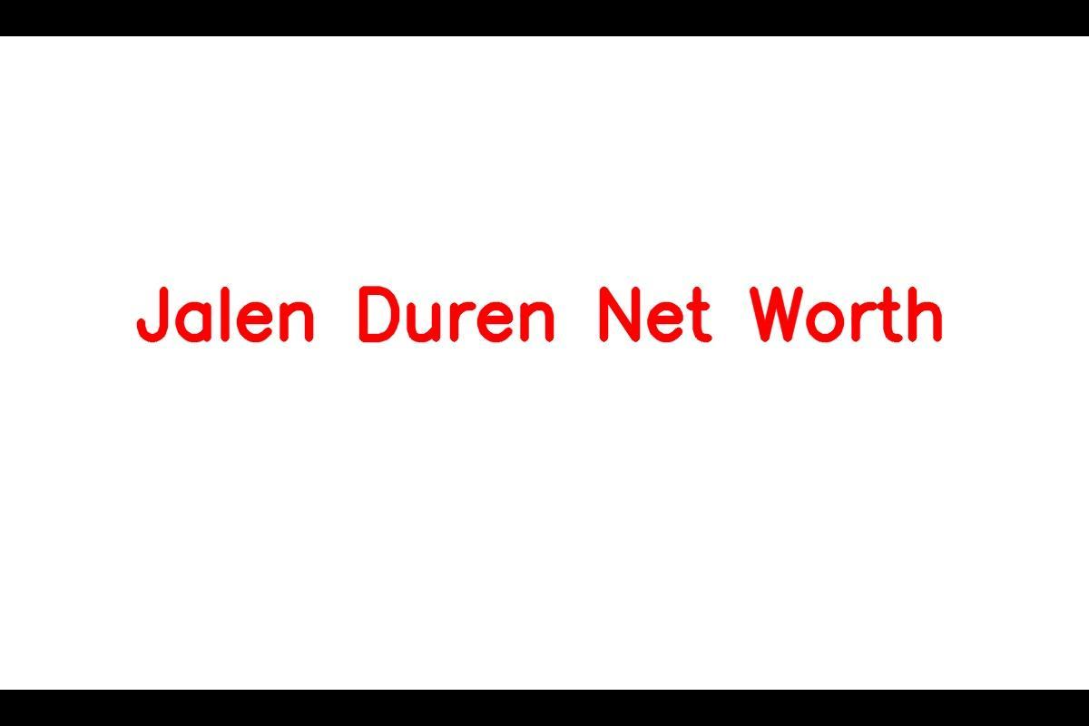 The 2022 five-star center Jalen Duren Biography (Earnings, Net