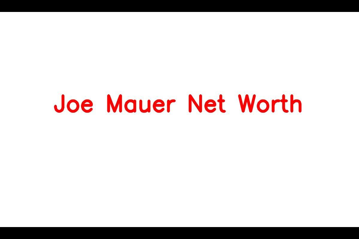 Joe Mauer Net Worth: Details About Baseball, Assets, Age, Income