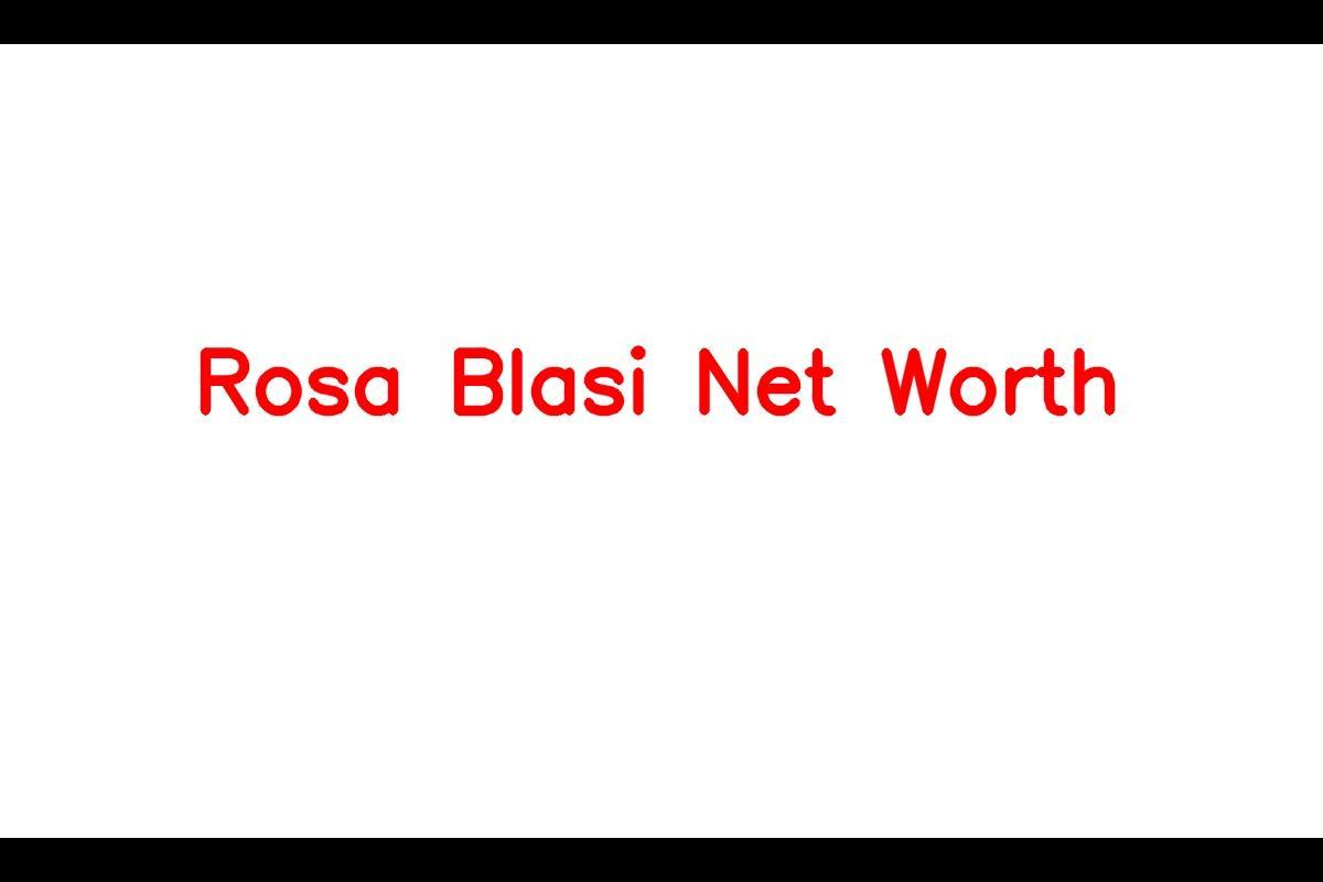 Rosa Blasi Net Worth: Details About Bf, Income, Movie, Career, Assets ...