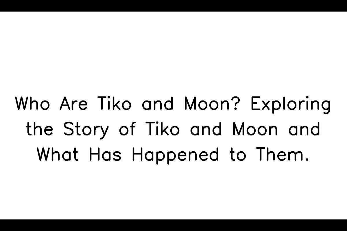 Who Are Tiko and Moon? Exploring the Story of Tiko and Moon and What