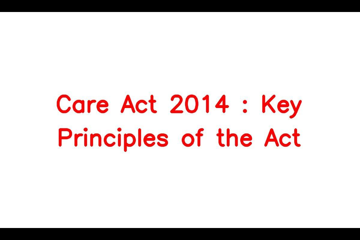 Care Act 2014: Enhancing Social Care in England