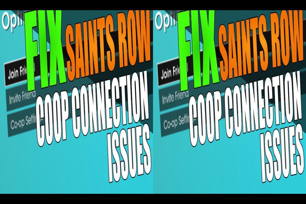 Troubleshooting Co-op Gameplay Issues in Saints Row